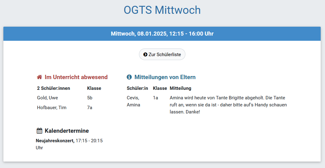 Wichtige Informationen im Überblick schaffen Klarheit für Ganztagsbetreuer:innen